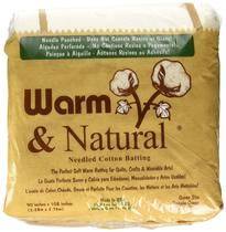 Cotton Batting The Warm Company Warm & Natural Queen Size