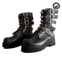 Coturno 5021 a 5 fivelas com spike vilela boots & shoes