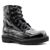 Coturno 5021 b envernizado preto