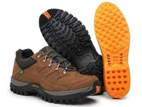 Coturno Adventure Cano Baixo Couro Legítimo Confortável Helazza Coturno Adventure Cano Baixo Couro Legítimo Confortável Helazza