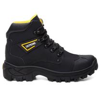 Coturno Adventure Catpriime Preto Amarelo com C.A de Aprovação 47.751