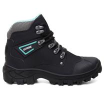 Coturno Adventure Catpriime Preto Verde com C.A de Aprovação 47.751