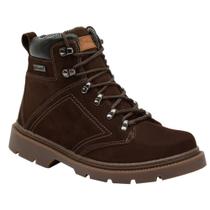 Coturno Adventure Feminino Couro Estilo Conforto Cadarço