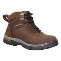 Coturno Adventure Masculino Couro Com Zíper Zebu 75020