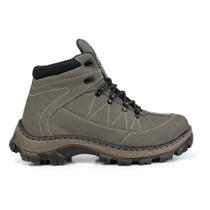 Coturno Adventure Masculino Couro Confortável Trilha Macio