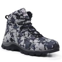 Coturno Adventure Masculino Lona Camuflado Digital Premium