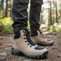 Coturno Adventure Masculino Militar Impermeável Tratorado Confortável Resistente