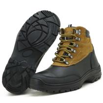 Coturno adventure masculino trekking couro 246 castor