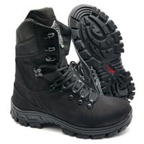 Coturno Americano Militar Guardian Bmbrasil Couro Nobuck 5184/06 Preto