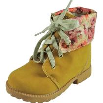 Coturno Baby Florido - Mostarda Coturno Baby Florido - Mostarda