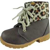 Coturno Baby Oncinha - Marrom Coturno Baby Oncinha - Marrom