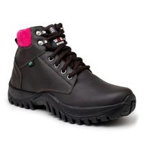 Coturno Bota Adventure Feminino Cano Curto Trilha Super Conforto