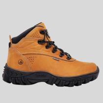 Coturno Bota Adventure Feminino Masculino Ca Segurança Couro