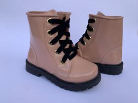 Coturno bota blogueirinha infantil feminina bebê do 20 ao 27 confortável Coturno bota blogueirinha infantil feminina bebê do 20 ao 27 confortável