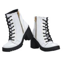 Coturno Bota Botinha Feminina Sola Trotorada Estilo Blogueira