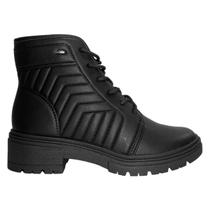 Coturno Bota Casual Feminino Dakota Solado Tratorado Confortável Estilo Militar Clássico Inverno