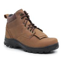 Coturno Bota Em Couro Adventure Resistente Unissex Pronta Entrega