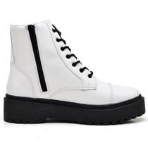 Coturno bota estilo blogueira tratorado linda