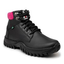 Coturno bota feminina resistente reforçada