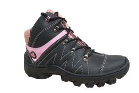 Coturno Bota Feminino Botinha Infantil Adulto Tenis Trilha Adventure