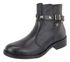 Coturno Bota Feminino Moda Casual Inverno Cano Baixo