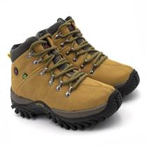 Coturno Bota Masculino Adventure Casual Adulto e Infantil Antiderrapante Sola Segura