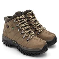 Coturno Bota Masculino Adventure Casual Adulto e Infantil Sola Tratorada Antiderapante