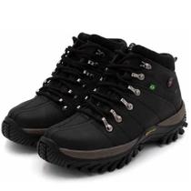 Coturno Bota Masculino Adventure Casual Adulto e Infantil Sola Tratorada Antiderapante