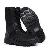 Coturno Bota Militar Cano Médio Preta e Camuflada Fechamento em Zíper Confortável e Resistente Coturno Bota Militar Cano Médio Preta e Camuflada Fechamento em Zíper Confortável e Resistente