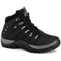 Coturno Bota Unissex Adventure Trilha Adulto e Infantil Sola Tratorada Antiderrapante