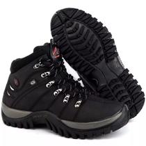 Coturno Bota Unissex Adventure Trilha Adulto e Infantil Sola Tratorada Antiderrapante