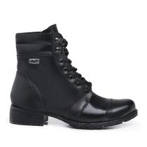 Coturno Botinha Feminino Militar Leve e Confortavel REF 600