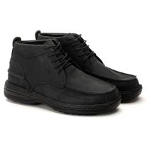 Coturno Casual Conforto Couro Preto - RT8004NBKPTO Coturno Casual Conforto Couro Preto - RT8004NBKPTO