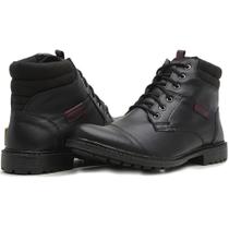 Coturno casual masculino adventure preto