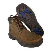 Coturno Country Para Cowboy e Cowgirl Classic Oficial Edge Q Marrom