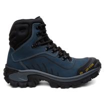 Coturno Couro Confortável Macio Leve Adventure C/biqueira