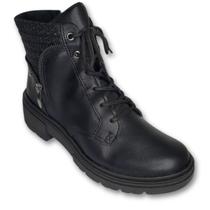 Coturno Dakota Bota Tratorada Cano Baixo Feminino Adulto Da371 Preto