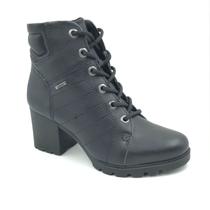 Coturno Dakota Couro Tratorado Salto Bloco 4564