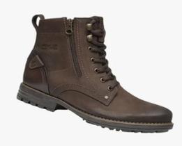 Coturno De Couro Masculino Pegada 180745-16 Coturno De Couro Masculino Pegada 180745-16