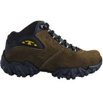 Coturno Esportivo Adventure Masculino Couro Bull Terrier Bruce