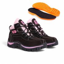 Coturno Feminino Adventure Couro Legítimo + Palmilha Gel Conforto Total Coturno Feminino Adventure Couro Legítimo + Palmilha Gel Conforto Total