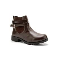 Coturno feminino bota cano curto casual botinha salto baixo confortavel 33 ao 40