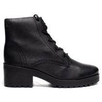 Coturno Feminino Bottero Couro Burnish Preto Coturno Feminino Bottero Couro Burnish Preto