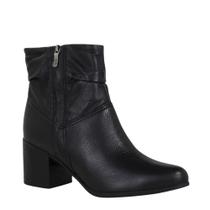 Coturno Feminino Couro Conforto Bottero Salto Grosso 346907 - Preto - 34 Coturno Feminino Couro Conforto Bottero Salto Grosso 346907 - Preto - 34
