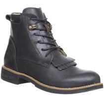 Coturno Feminino de Couro Preto Zebu 31103 Coturno Feminino de Couro Preto Zebu 31103