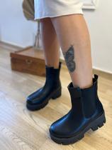 Coturno Feminino Ilha Bela Calce Preto Ref: 4675.018