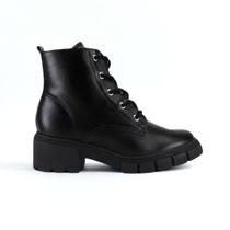 Coturno Feminino Ramarim Cano Curto Tratorado com Amarração 12101 Coturno Feminino Ramarim Cano Curto Tratorado com Amarração 12101