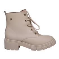 Coturno feminino ramarim vest plus bege Coturno feminino ramarim vest plus bege