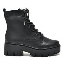 Coturno Feminino Via Marte Flatform Preto 095-001-01 Coturno Feminino Via Marte Flatform Preto 095-001-01