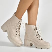 Coturno feminino via marte salto medio - 23309